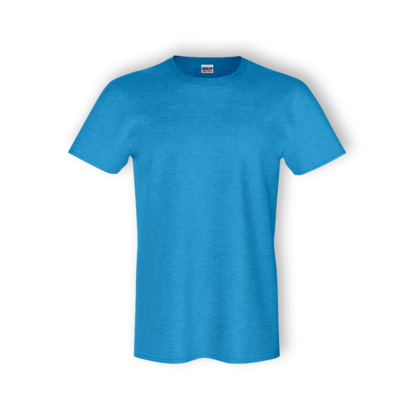 <strong> GILDAN </strong> 2000 Ultra Cotton Adult T-Shirt - Heather sapphire, 3XL