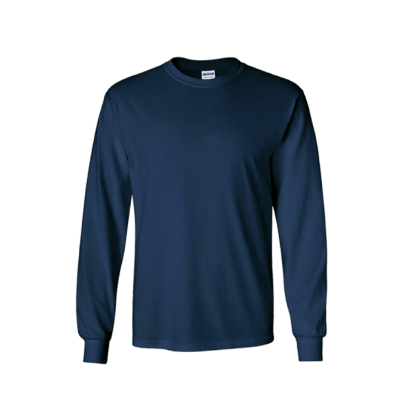 <strong> GILDAN </strong> - 2400 Adult Long Sleeve Tshirt - Navy, 2XL