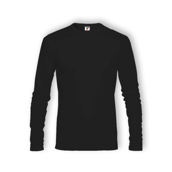<strong> ALAM FASHION </strong> - AFUL - UNISEX LONG SLEEVE (COTTON) - Black, 5XL