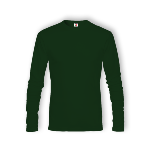 <strong> ALAM FASHION </strong> - AFUL - UNISEX LONG SLEEVE (COTTON) - Bottle Green, 5XL