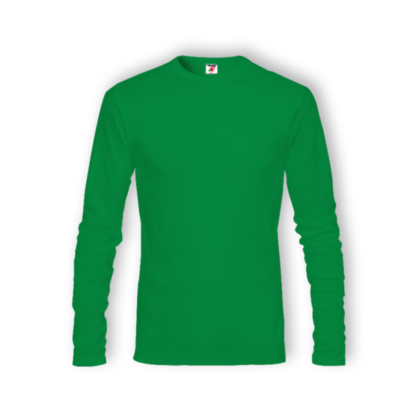 <strong> ALAM FASHION </strong> - AFUL - UNISEX LONG SLEEVE (COTTON) - Kelly Green, 5XL
