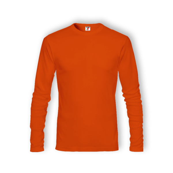 <strong> ALAM FASHION </strong> - AFUL - UNISEX LONG SLEEVE (COTTON) - Orange, 5XL