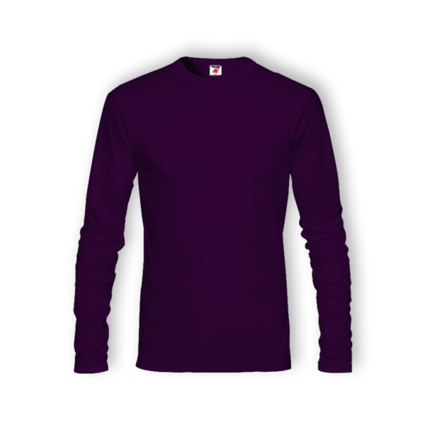 <strong> ALAM FASHION </strong> - AFUL - UNISEX LONG SLEEVE (COTTON) - Purple, 5XL