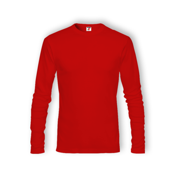 <strong> ALAM FASHION </strong> - AFUL - UNISEX LONG SLEEVE (COTTON) - Red, 5XL