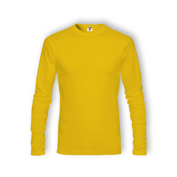 <strong> ALAM FASHION </strong> - AFUL - UNISEX LONG SLEEVE (COTTON) - Yellow, 5XL