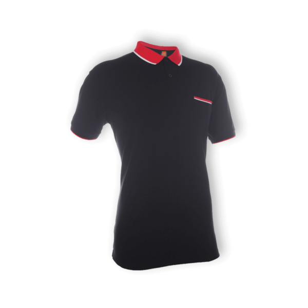 <strong> OREN SPORT </strong> - HC15 Unisex Polo with Pocket - Honeycomb - Black, 3XL