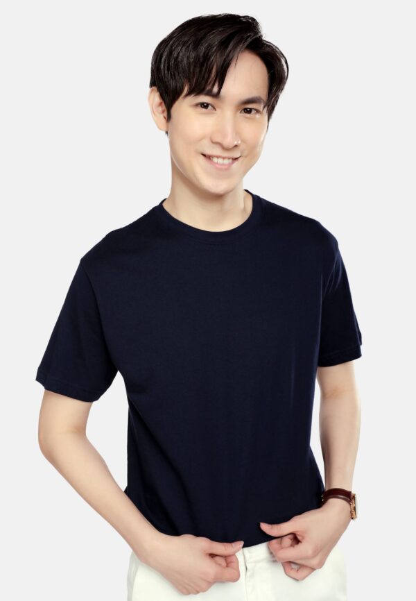 <strong> PANBASIC </strong> - Premium Cotton Round Neck P-902 - 3XL, Navy