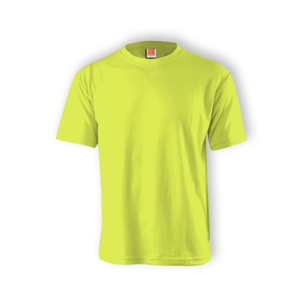 <strong> OREN SPORT </strong> - QD04 Unisex Round Neck Tshirt - Microfiber Eyelet - Neon Yellow, 7XL