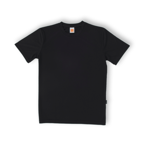 <strong> OREN SPORT </strong> - QD56 Unisex Round Neck Tshirt - Microfiber Interlock - Black, 3XL