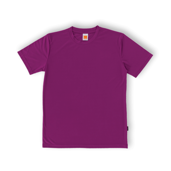 <strong> OREN SPORT </strong> - QD56 Unisex Round Neck Tshirt - Microfiber Interlock - Dark Purple, 3XL