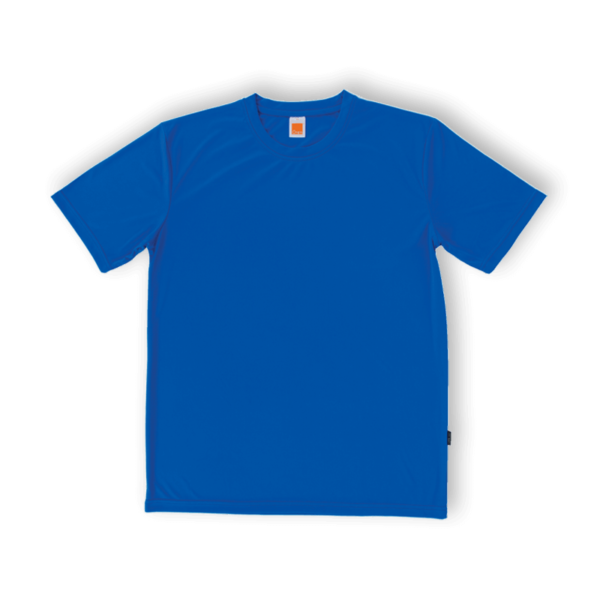<strong> OREN SPORT </strong> - QD56 Unisex Round Neck Tshirt - Microfiber Interlock - Royal, 3XL