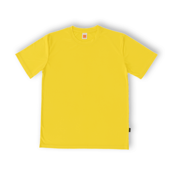 <strong> OREN SPORT </strong> - QD56 Unisex Round Neck Tshirt - Microfiber Interlock - Yellow, 3XL