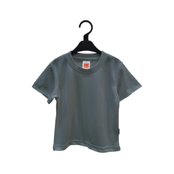 <strong> OREN SPORT </strong> - QD68 Kid Round Neck Tshirt - Microfiber Eyelet - 32, Dark Grey