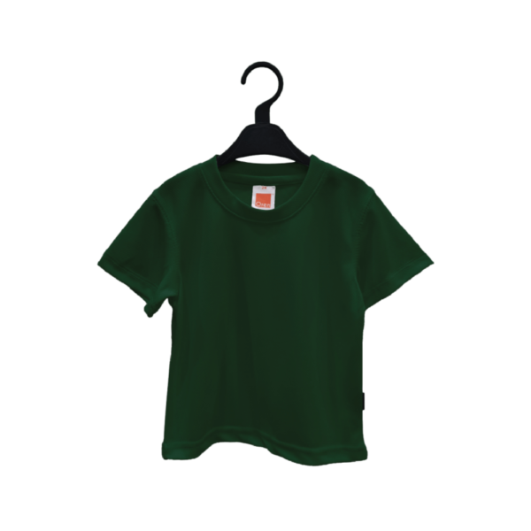 <strong> OREN SPORT </strong> - QD68 Kid Round Neck Tshirt - Microfiber Eyelet - 32, Forest Green