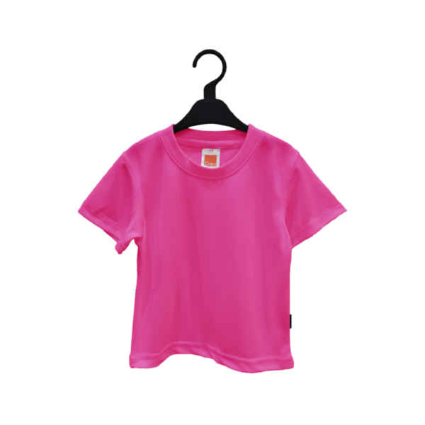 <strong> OREN SPORT </strong> - QD68 Kid Round Neck Tshirt - Microfiber Eyelet - 32, Magenta