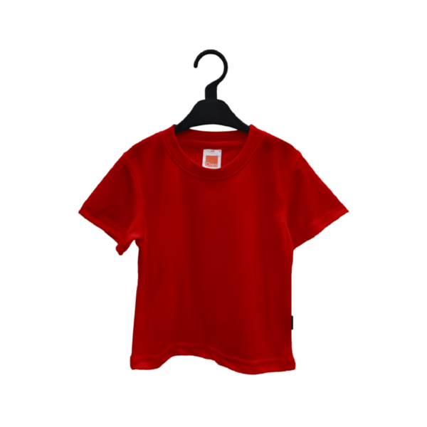 <strong> OREN SPORT </strong> - QD68 Kid Round Neck Tshirt - Microfiber Eyelet - 32, Red