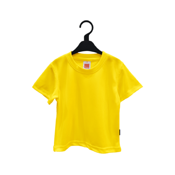 <strong> OREN SPORT </strong> - QD68 Kid Round Neck Tshirt - Microfiber Eyelet - 32, Yellow