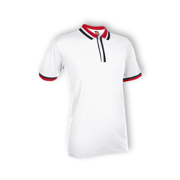 <strong> OREN SPORT </strong> - SJ04 Unisex Collar Tshirt - White, 3XL