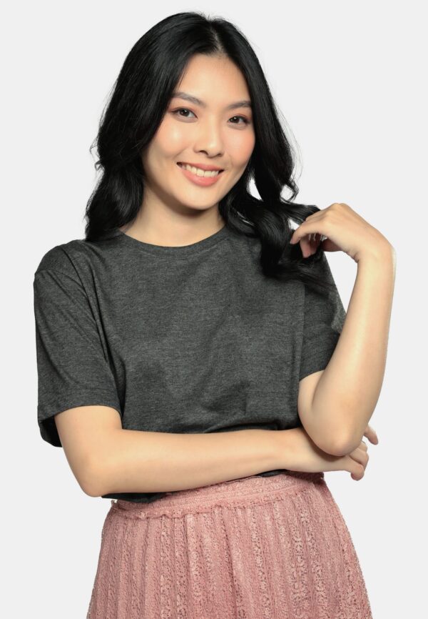 <strong> PANBASIC </strong> - 100% Cotton Round Neck (160 grams) P-901 - 7XL, Dark Melange