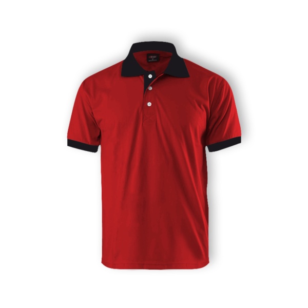 <strong> ENZO </strong> - 2000 Cut & Sew Collar Shirt - Maroon, 3XL