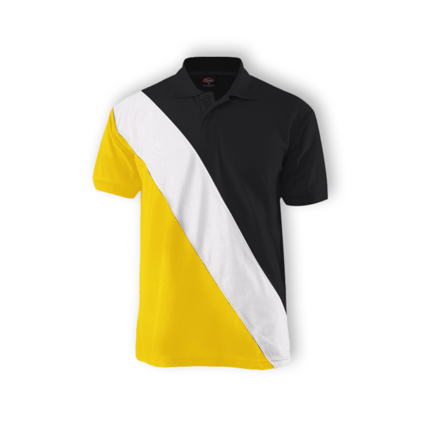 <strong> ENZO </strong> - 2572 Cut & Sew Lacoste Polo - Black, 3XL