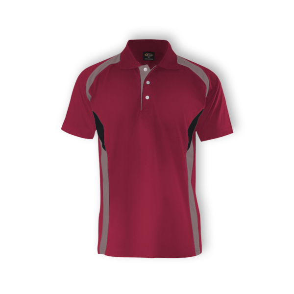 <strong> ENZO </strong> - 2816 Cut & Sew Polo Shirt - Fuchsia, 3XL